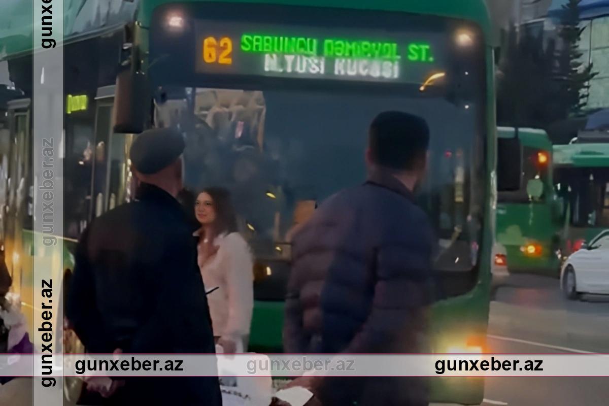 “BakuBus” yolda qaldı: Tıxac YARANDI