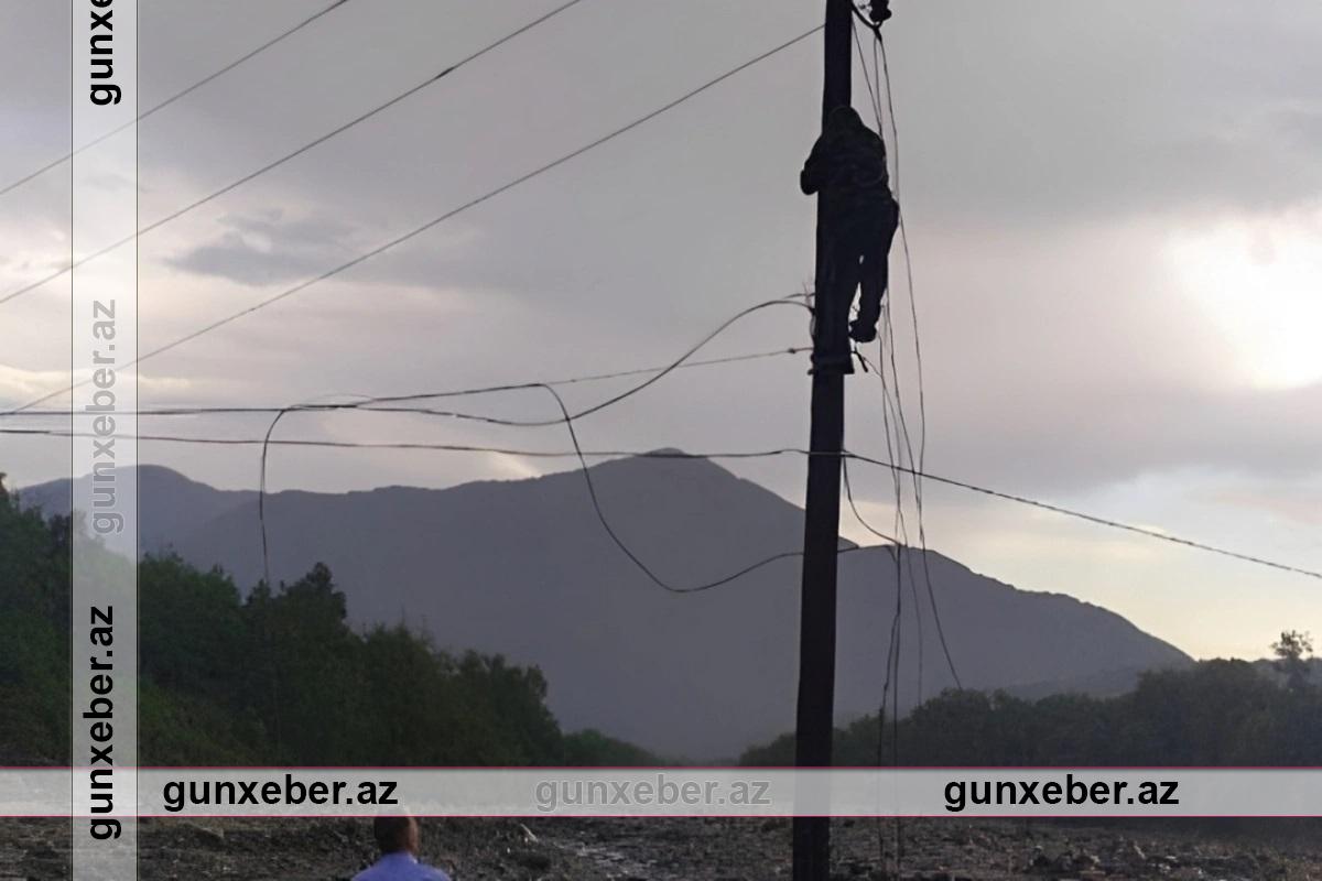 Lənkəranda övladının yanında elektrik xəttinə toxunan kişi faciəli şəkildə öldü