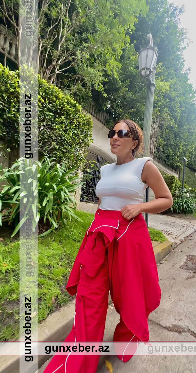 Xalq artisti Tünzalə Ağayeva Maykl Ceksonun evində – VİDEO