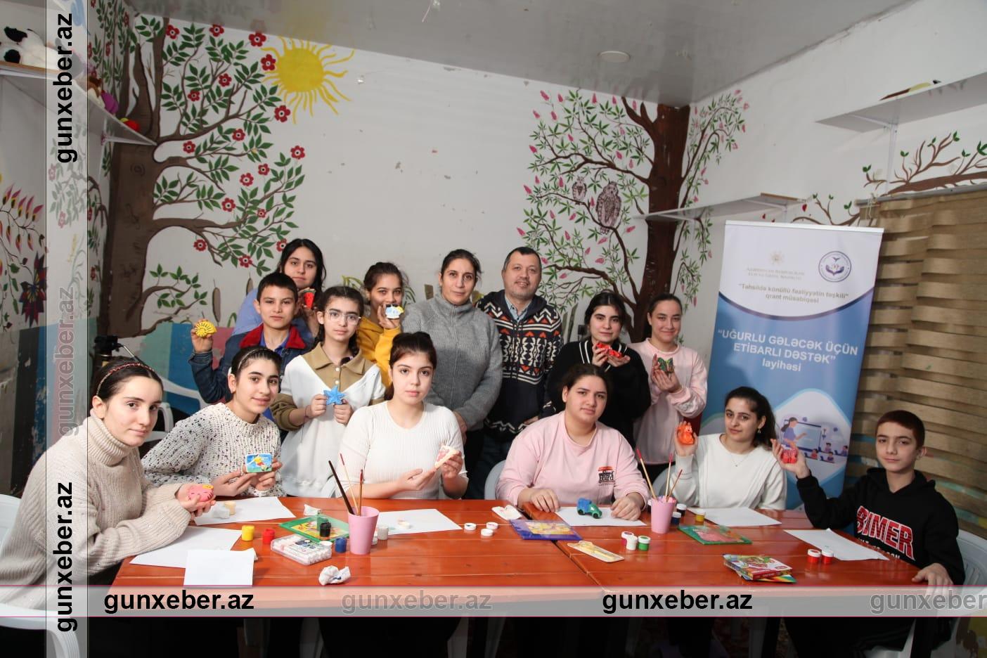 “UĞURLU GƏLƏCƏK ÜÇÜN ETİBARLI DƏSTƏK” LAYİHƏSİ ÜZRƏFƏALİYYƏTLƏR İCRA OLUNUR