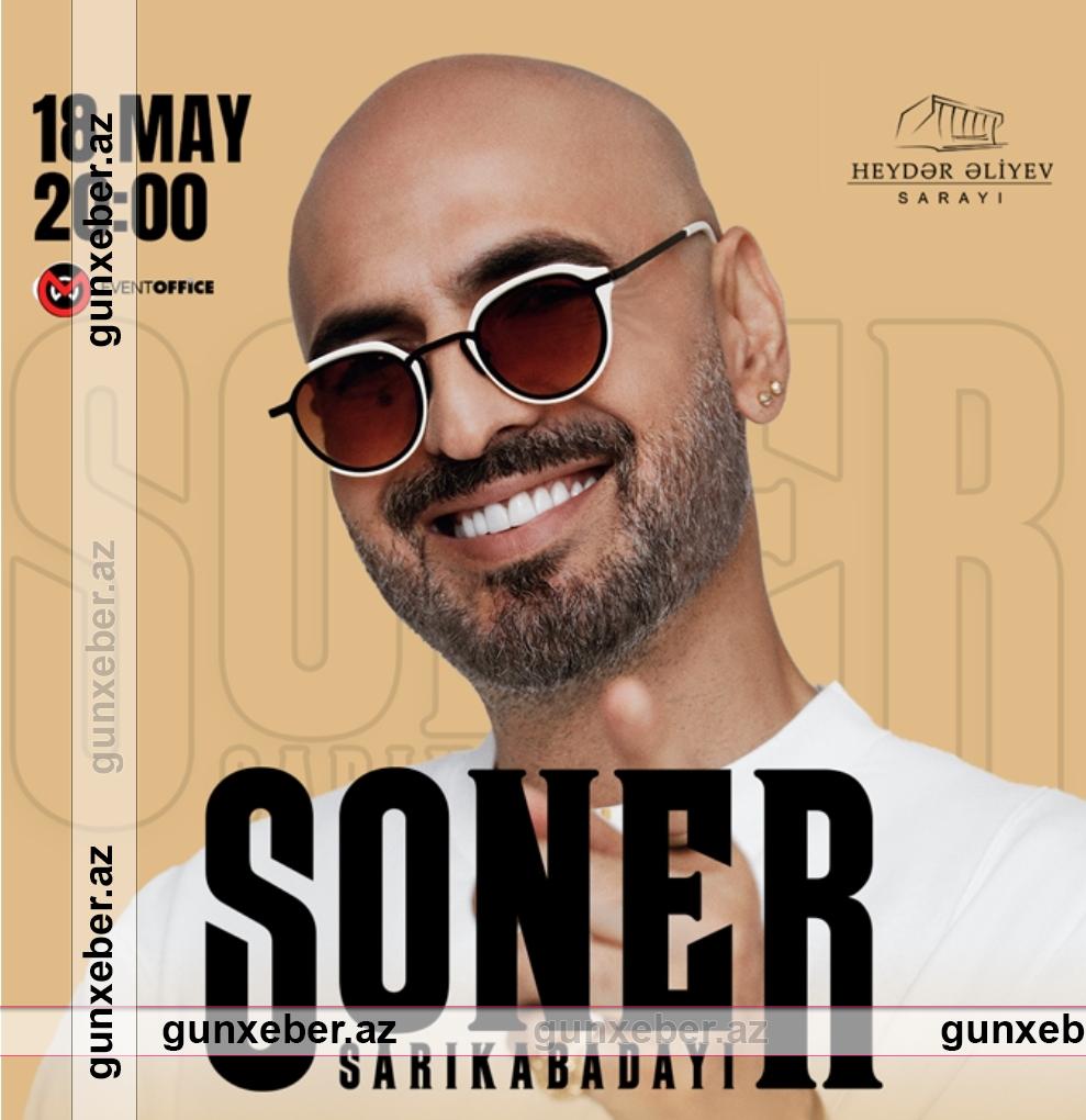 Soner Sarıkabadayı Bakıda konsert verəcək