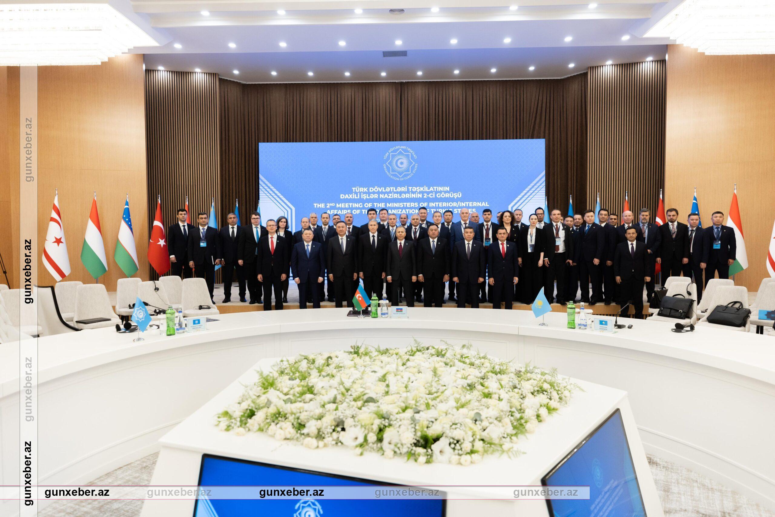 Türk Dövlətləri Təşkilatına üzv dövlətlərin daxili işlər nazirlərinin növbəti iclası keçirilib