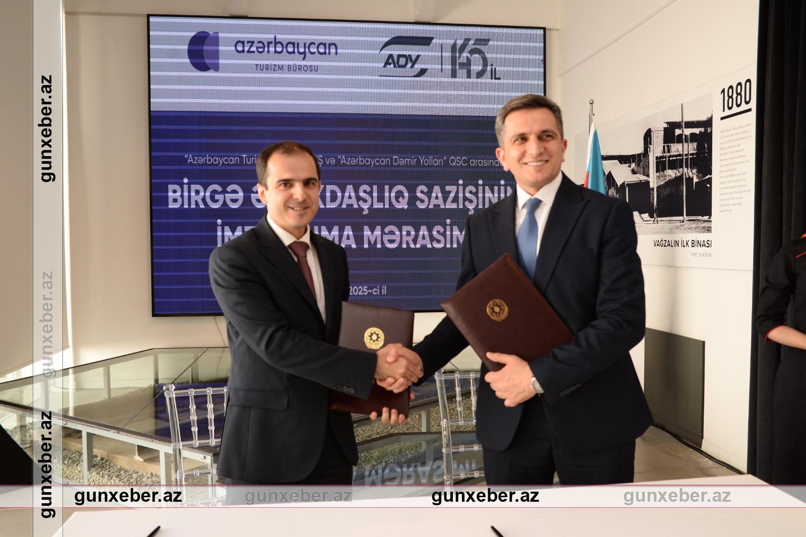 Azərbaycan Turizm Bürosu ilə ADY arasında əməkdaşlıq sazişi imzalanıb