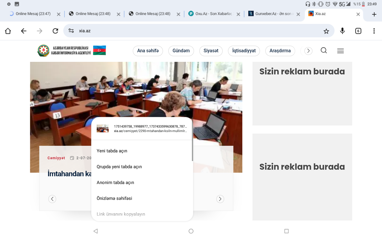 DİQQƏTLİ OLUN!! BU SAYTIN ŞƏRƏFSİZ ADMİNİ TANIYIN!