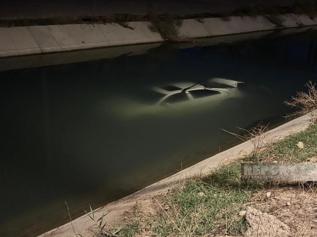 Sərxoş sürücünün idarə etdiyi avtomobil kanala AŞDI