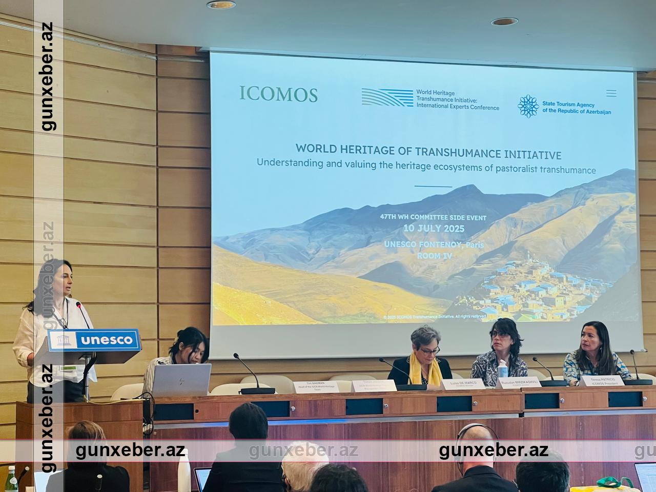 UNESCO-nun Ümumdünya İrs Komitəsinin 47-ci sessiyasında hesabatlar dinlənilib