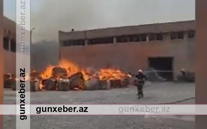 Ceyranbatanda sexdə yanğın olub