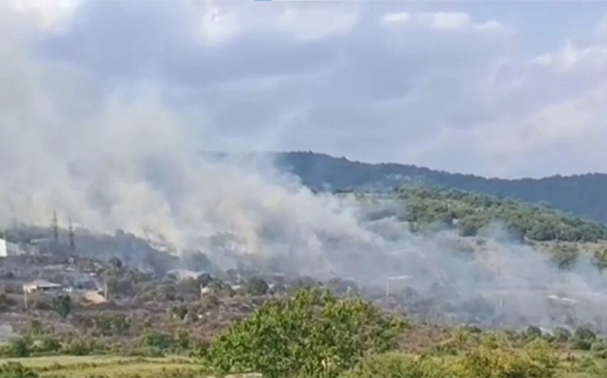 Şuşada yanğın nəticəsində mina partlayışları olub