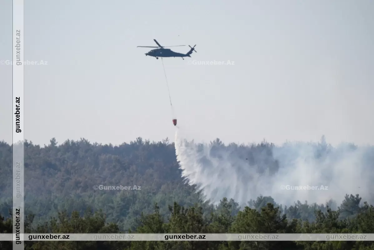Xocavənddə YANĞIN başladı: Helikopter cəlb olunub