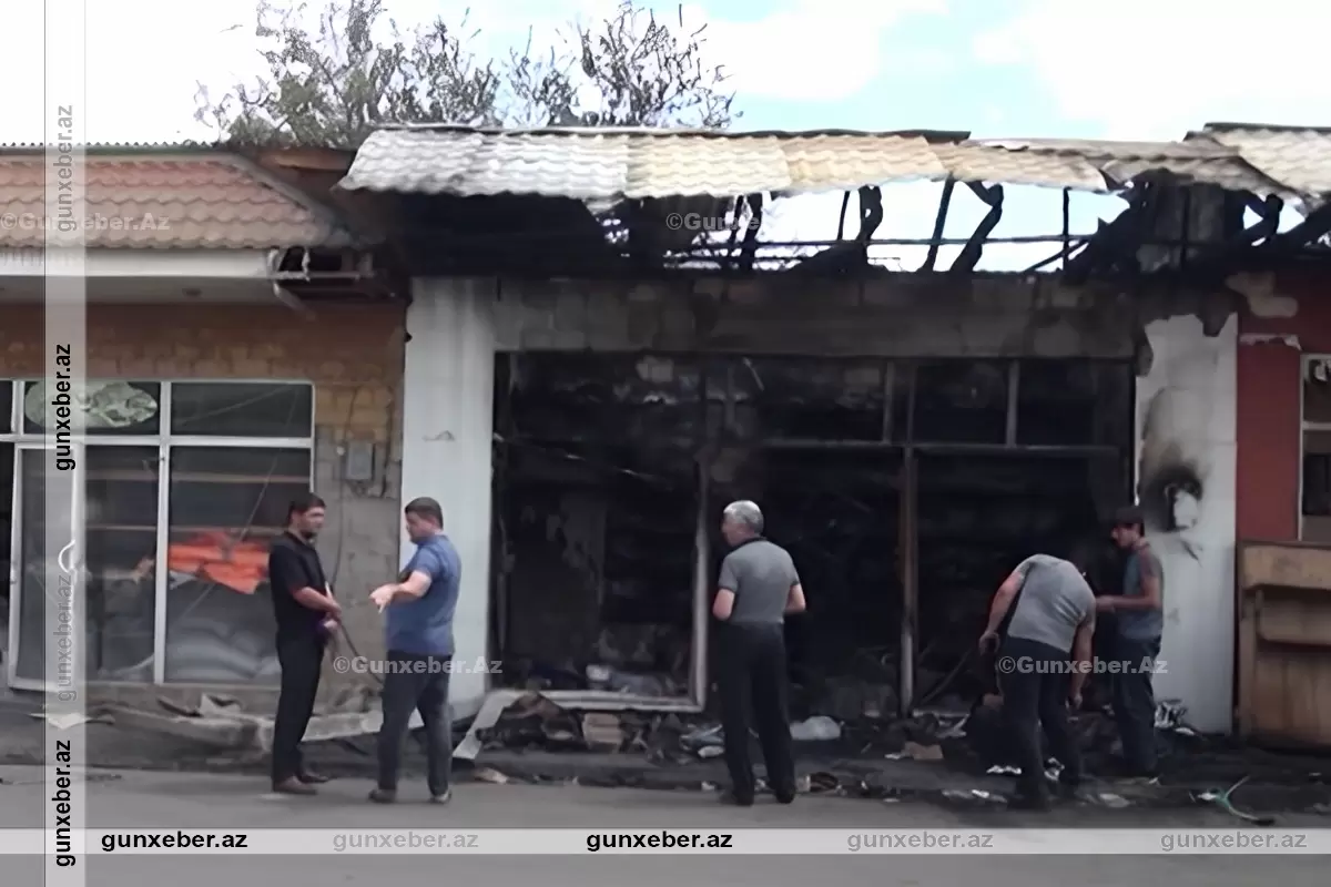 Sabirabadda yanğın sahibkara 40 min manat ziyan vurdu