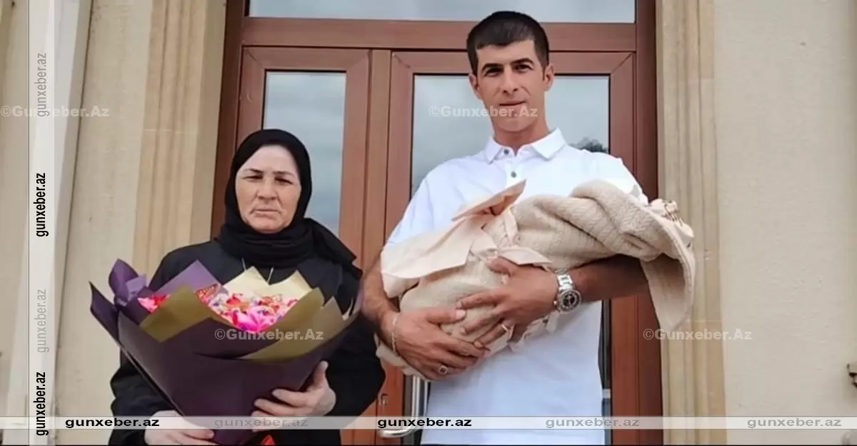 Biləsuvarda şəhidin adı qardaşının yeni doğulan körpəsinə verildi