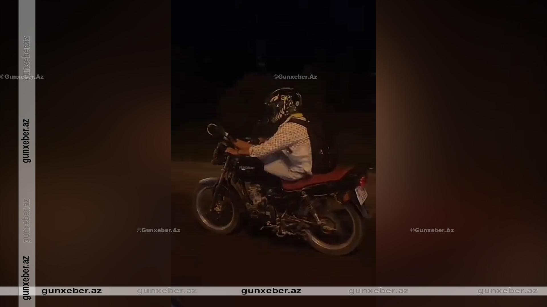 Motosikletlə avtoxuliqanlıq edən sürücü həbs edilib