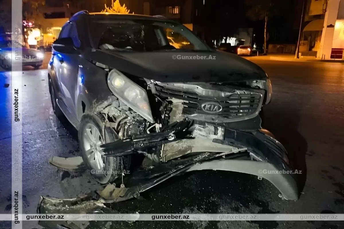 Bakıda üç avtomobil TOQQUŞDU: Xəsarət alanların son vəziyyətləri məlum oldu