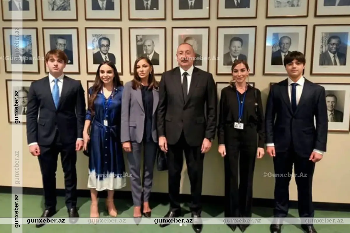 Leyla Əliyeva Nyu-Yorkdan paylaşım etdi