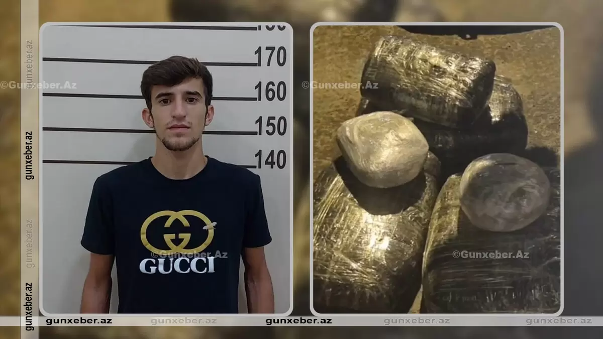 Lənkəranda narkokuryer 13 kiloqram marixuana ilə ələ keçdi