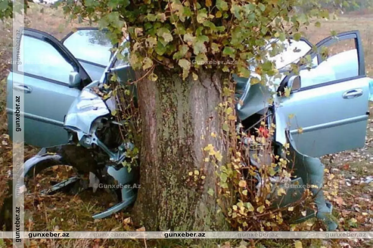 Tovuzda qadın sürücü qəza törətdi: Xəsarət alan var