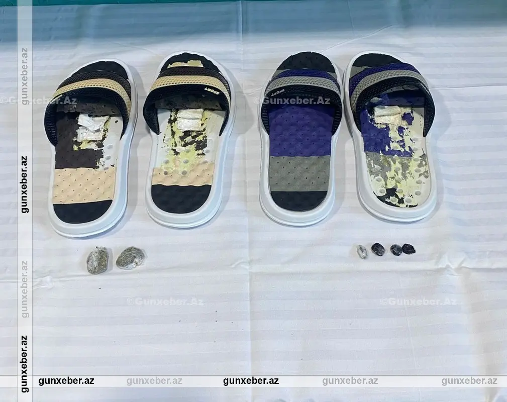 Ata həbsdə olan oğluna tərliyin içində narkotik keçirmək istədi