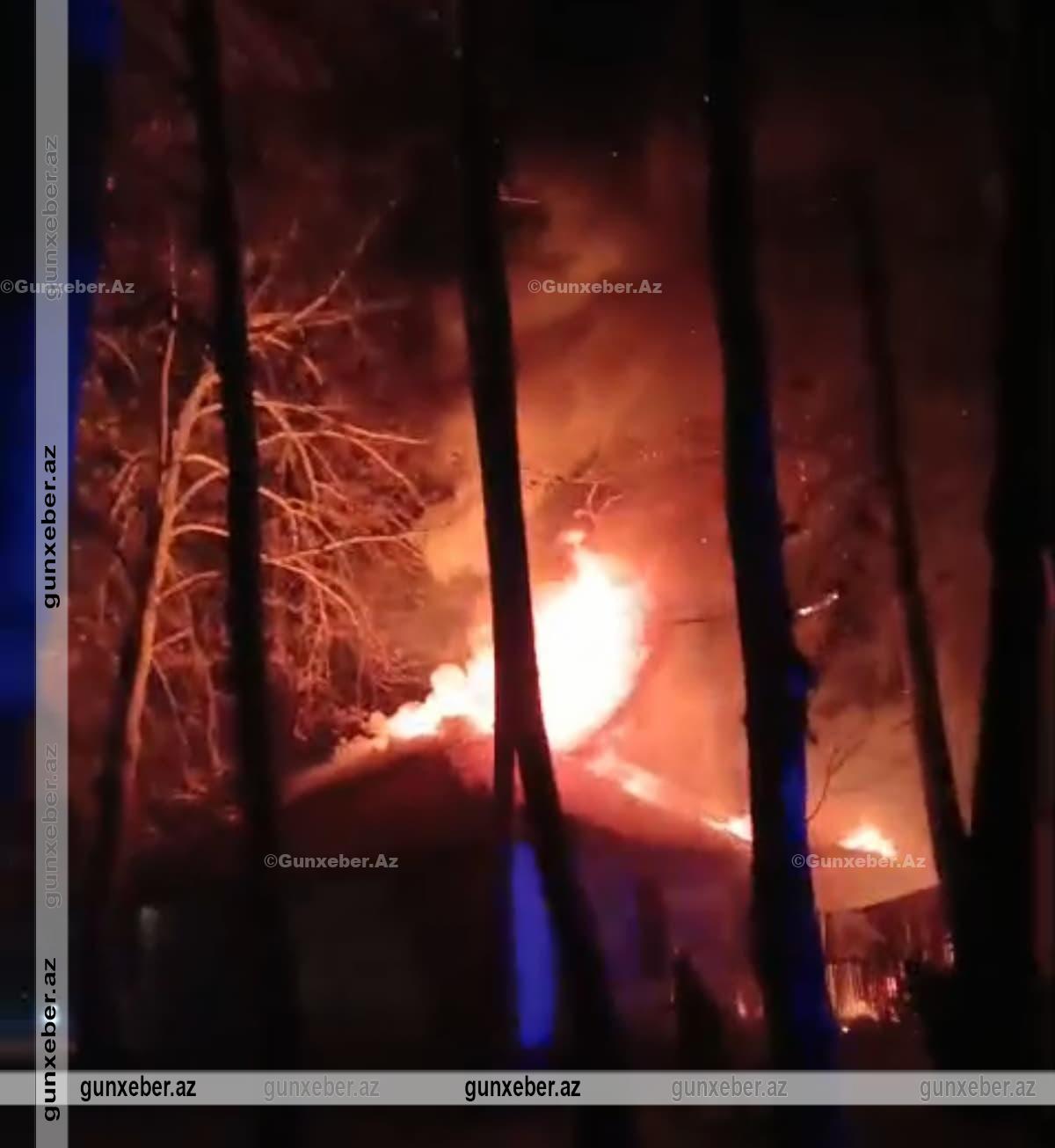 İsmayıllıda yanğın hadisəsi baş verib