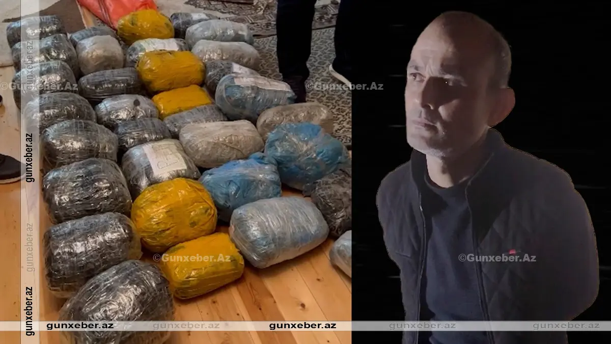 Bakı və Abşeronda narkotiklərin satışını təşkil edən şəxs 47 kq marixuana ilə saxlanıldı