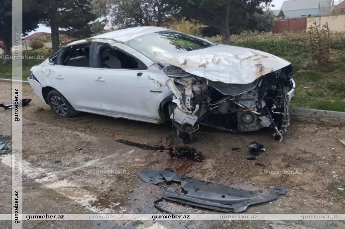 Avtoyuma məntəqəsindən BYD qaçırıb qəza törətdi