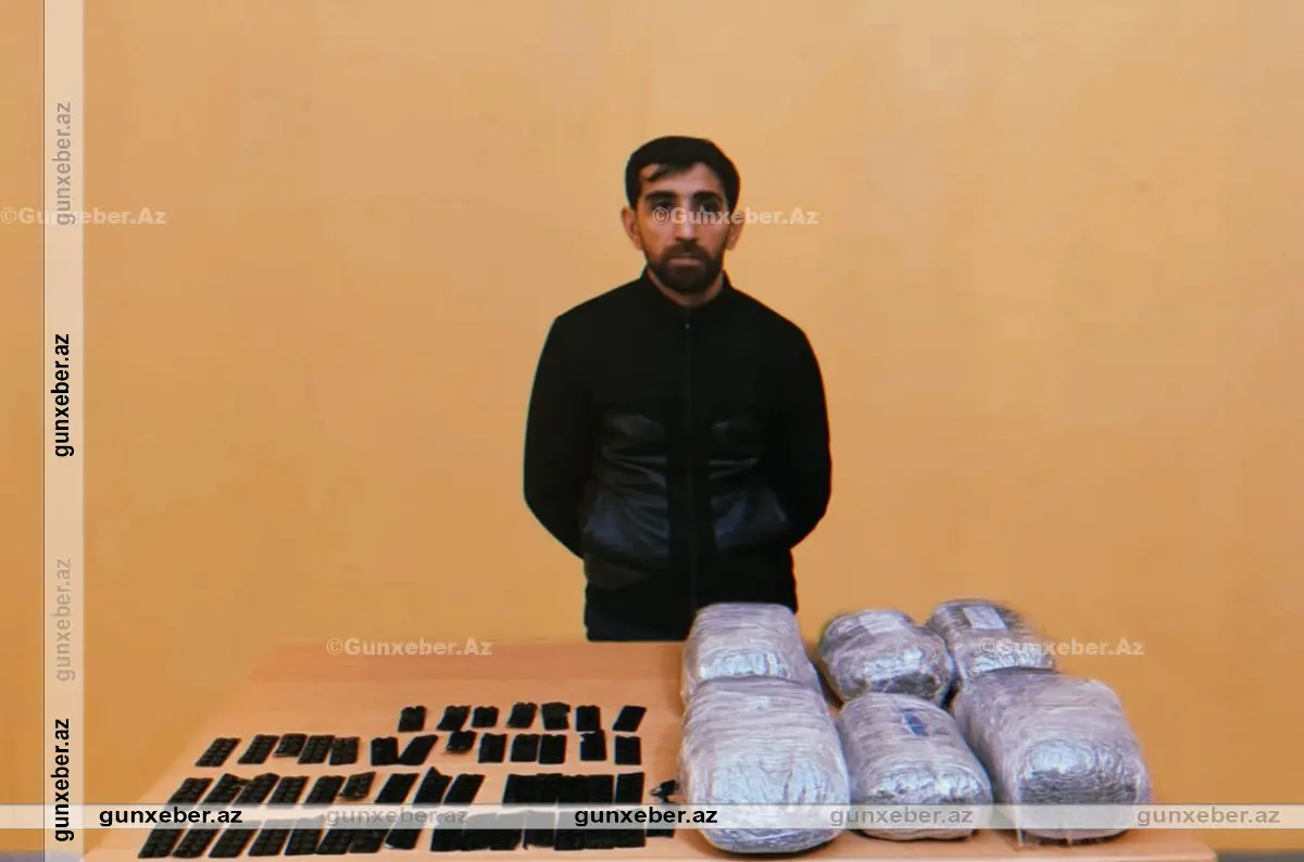 İrandan Azərbaycana 53 kiloqram narkotiki keçirmək istəyən şəxs TUTULDU