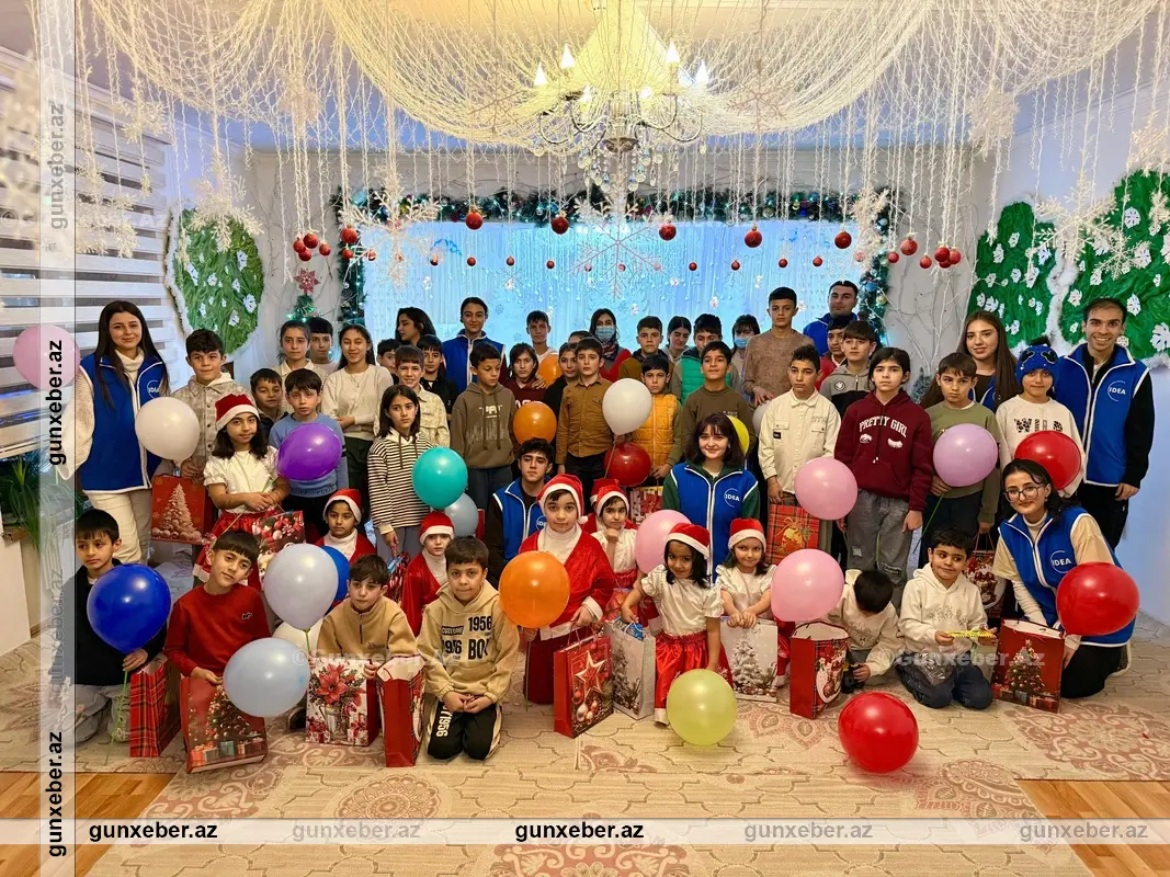 Leyla Əliyevanın təşəbbüsü ilə Gəncədə uşaq evində Yeni il tədbiri keçirilib