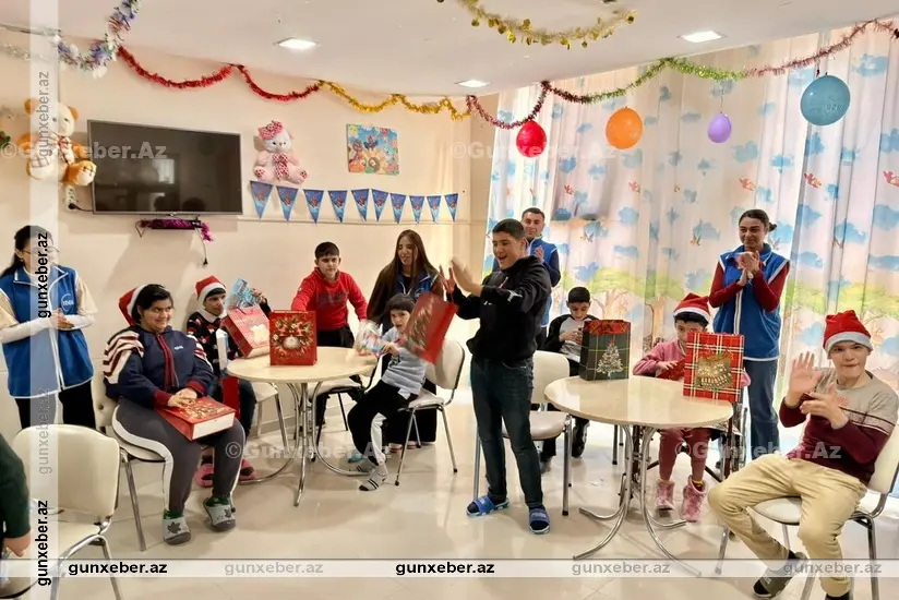 Leyla Əliyevanın təşəbbüsü ilə Mingəçevirdə uşaqlar üçün Yeni il tədbiri keçirilib