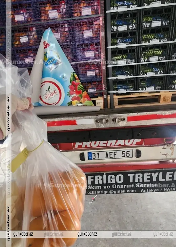 İrandan idxal edilən portağal məhsullarına nəzarət gücləndirilib