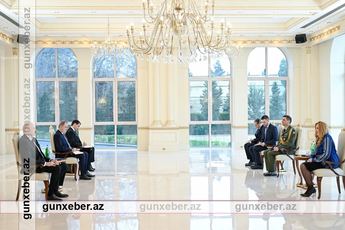 Prezident İlham Əliyev Yunanıstanın ölkəmizə yeni təyin olunmuş səfirini qəbul edib