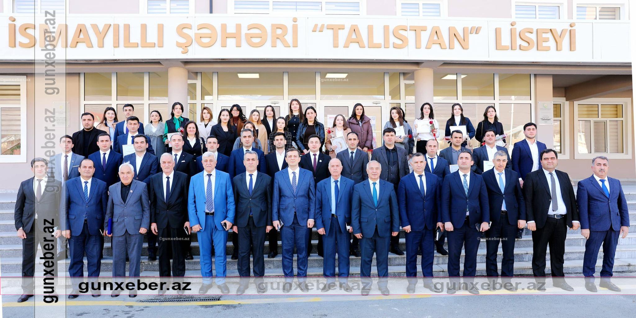 Təhsil sahəsində səmərəli fəaliyyətə görə təltif