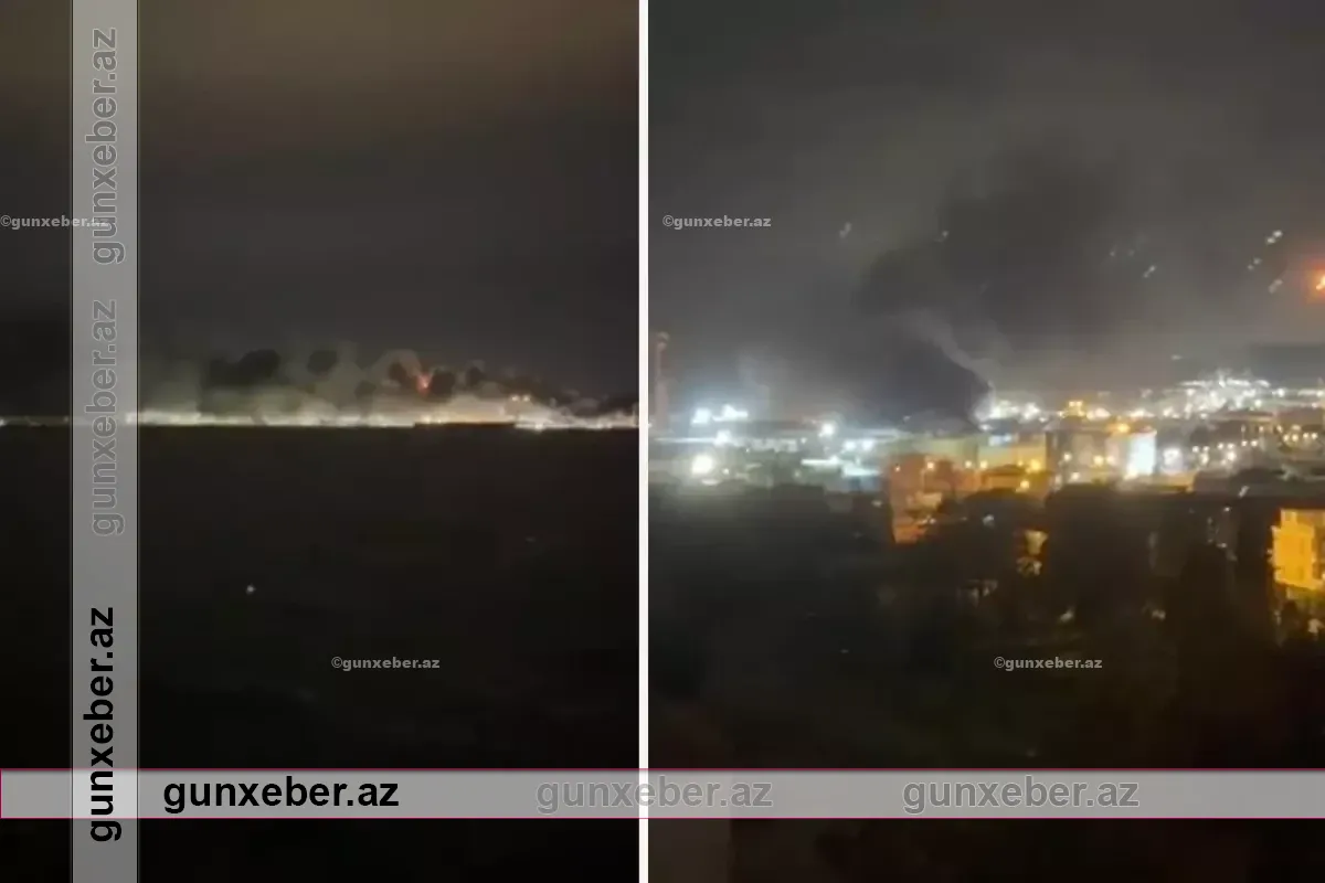 Türkiyədə Neft Emalı Zavodunda partlayış olub