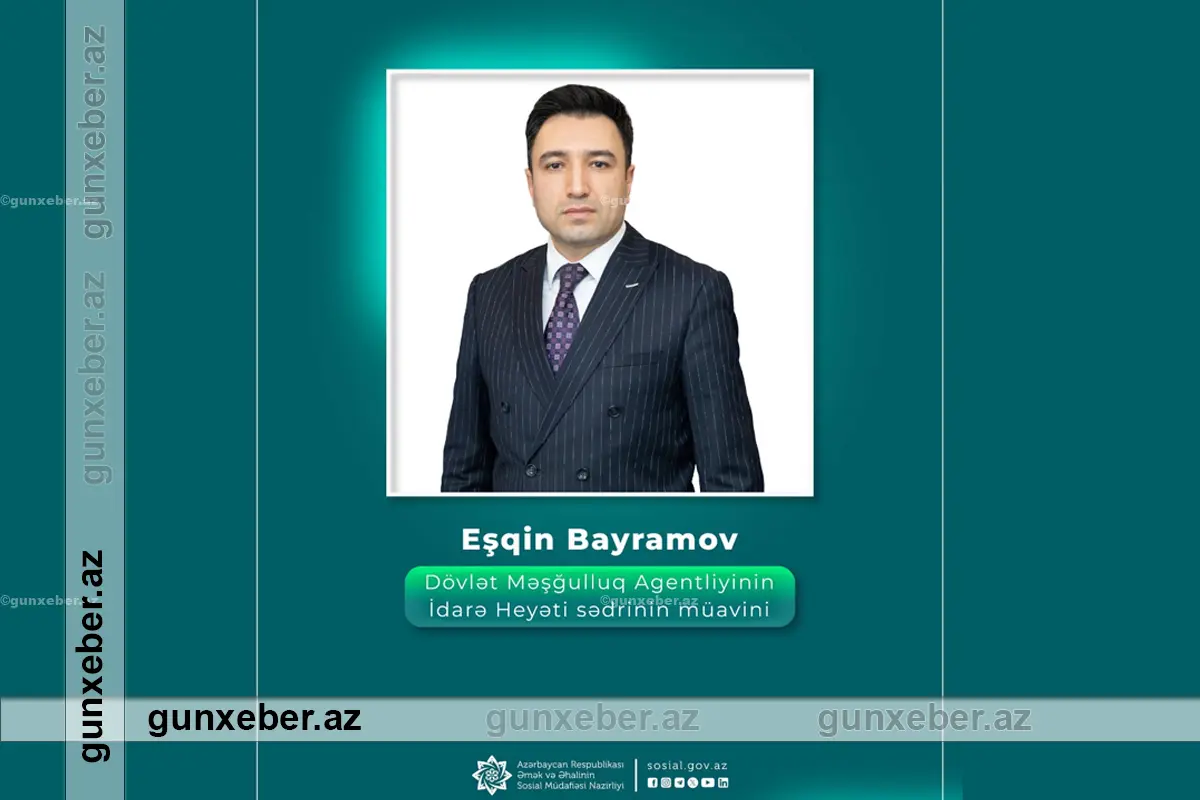 Dövlət Məşğulluq Agentliyinə yeni sədr müavini təyin edilib