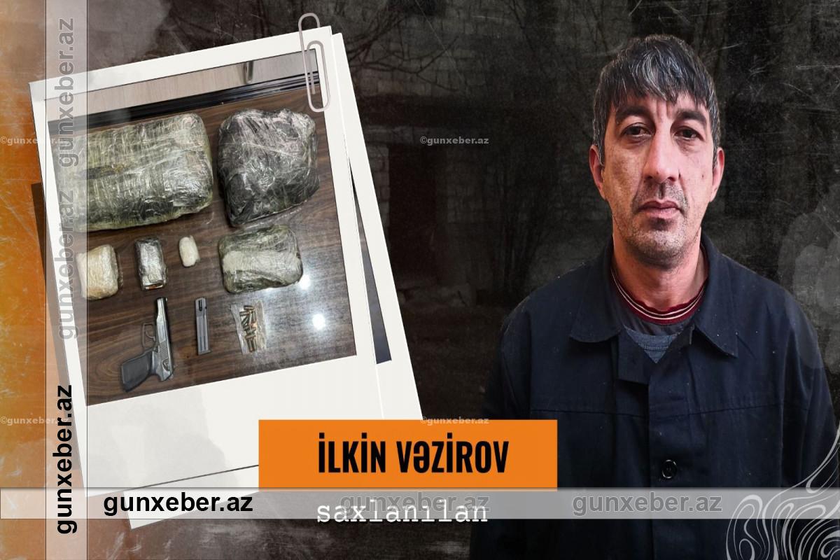 Göyçayda narkotik satışı ilə məşğul olan silahlı şəxs saxlanılıb