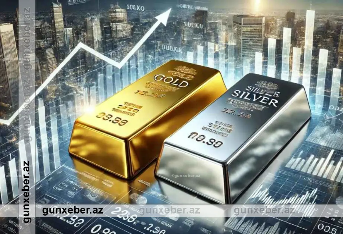 Qızıl və gümüş bahalaşmaqda davam edir – Yeni rekord