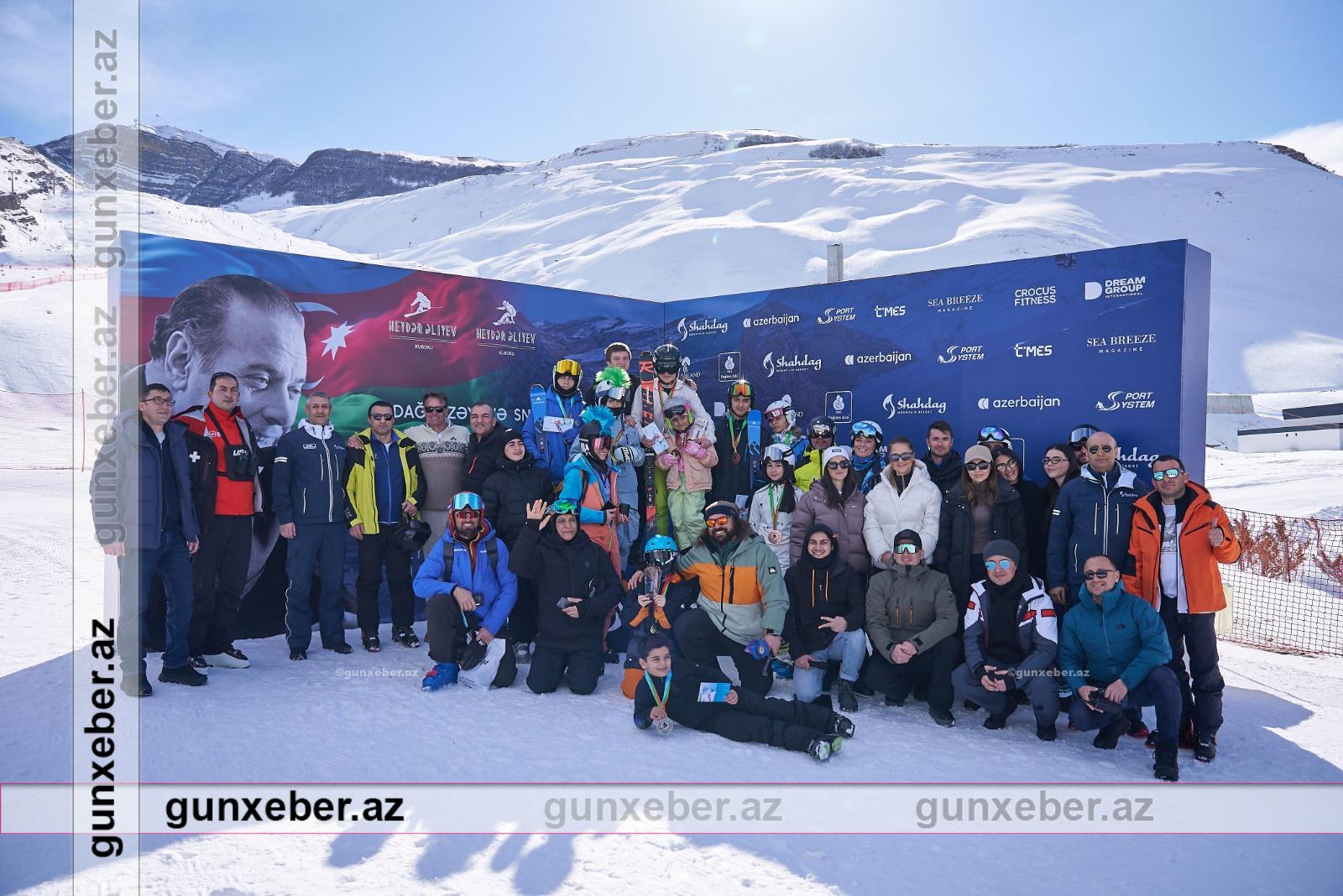 Uşaqlar arasında xizək yarışı üzrə Heydər Əliyev Kuboku keçirilib