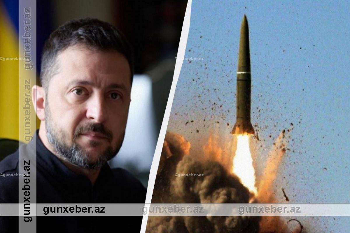 Zelenski: Rusiya Ukrayna ərazisinə yeni kütləvi hücum hazırlayır