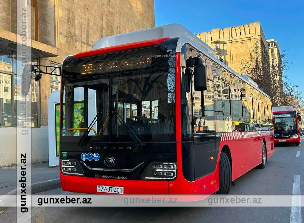 Bakıda daha bir marşrut üzrə avtobuslar yenilənib