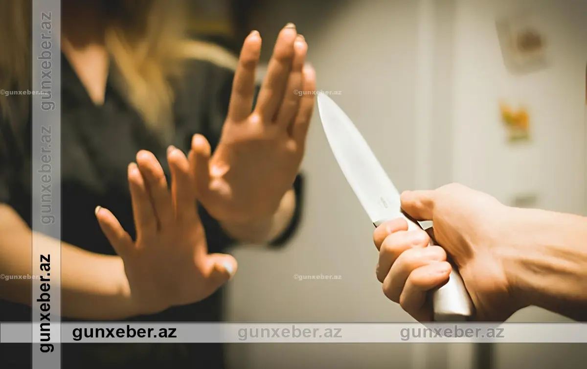 Qızını bıçaqlayan ANA SAXLANILDI