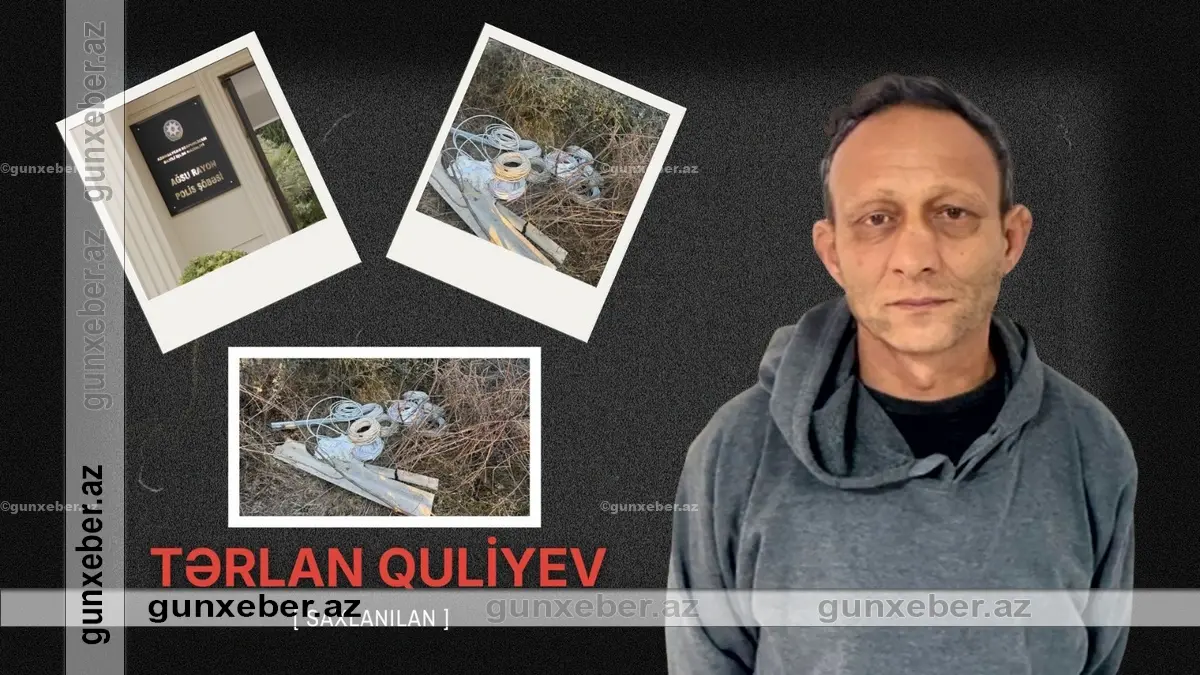 Ağsudakı tikinti obyektindən naqil oğurlayan keçmiş işçi yaxalandı