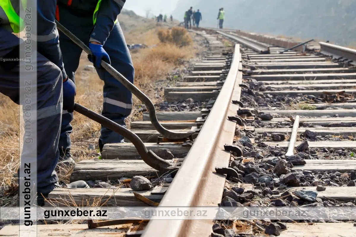 Zəngəzur dəhlizinin Naxçıvandan keçən hissəsində dəmir yolu tikintisindən SON GÖRÜNTÜLƏR