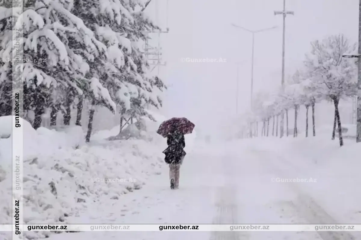 Azərbaycanın bəzi rayonlarında güclü külək əsir, qar yağır – FAKTİKİ HAVA
