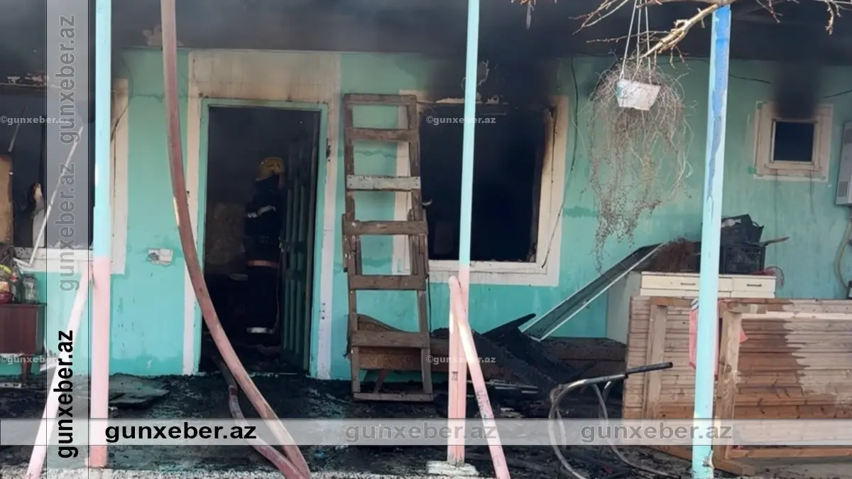 Abşeronda fərdi yaşayış evi yandı – “Salamat heç nə qalmayıb”