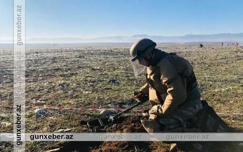 Ötən həftə 875 hektardan çox ərazi minalardan təmizlənib