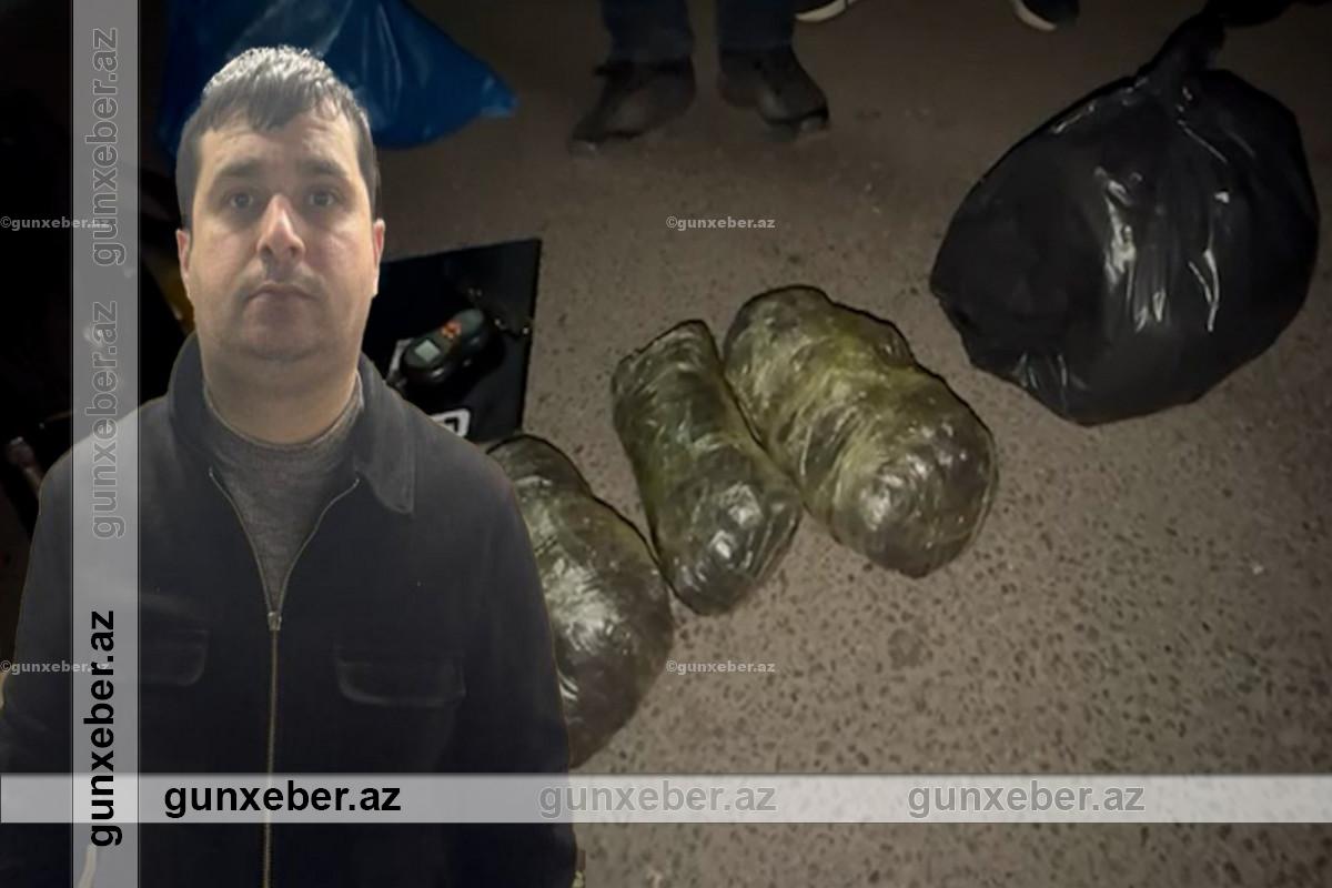 Bakıda 5 kq narkotiki satmaq istəyən şəxs tutulub- VİDEO