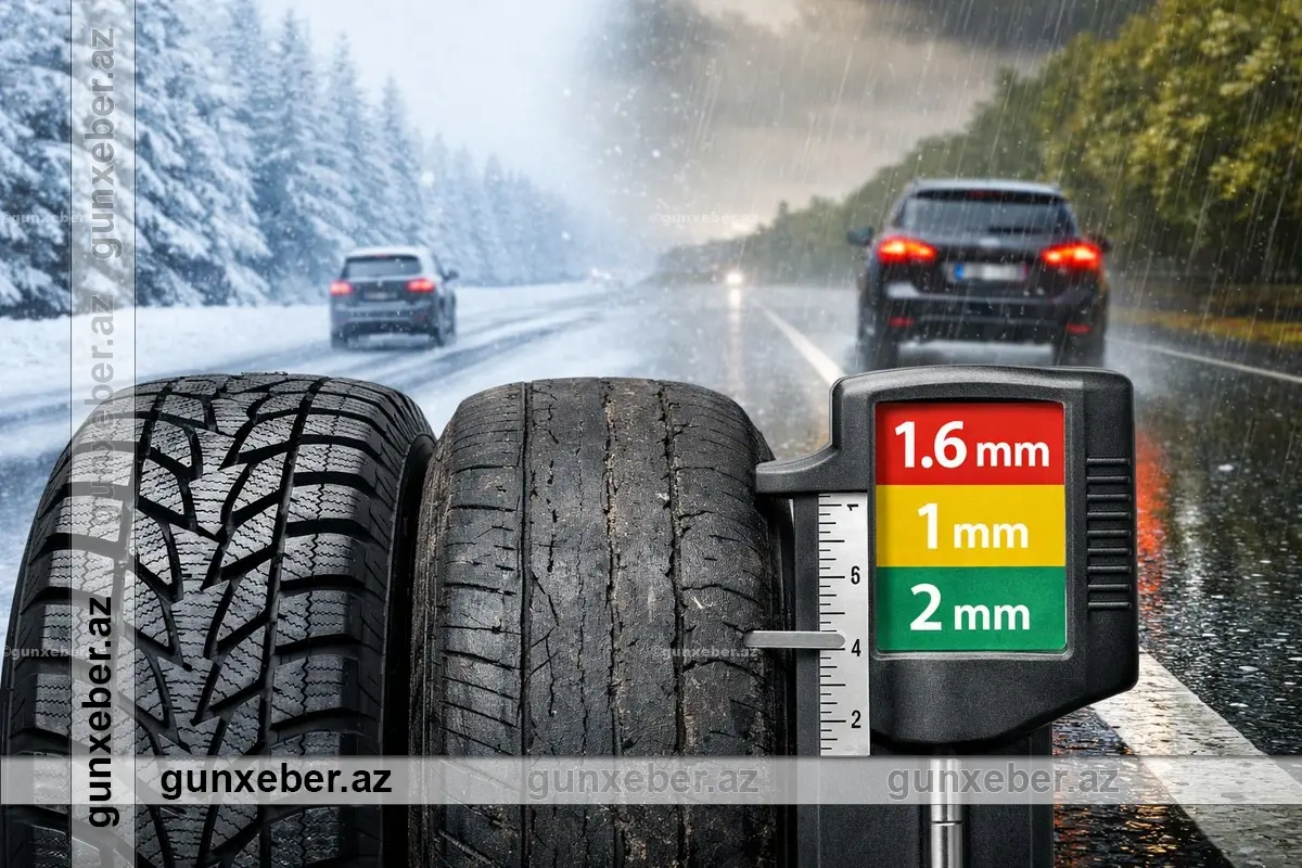 DYP-dən avtomobil təkərlərinin mövsümə uyğunluğu ilə bağlı sürücülərə MÜRACİƏT