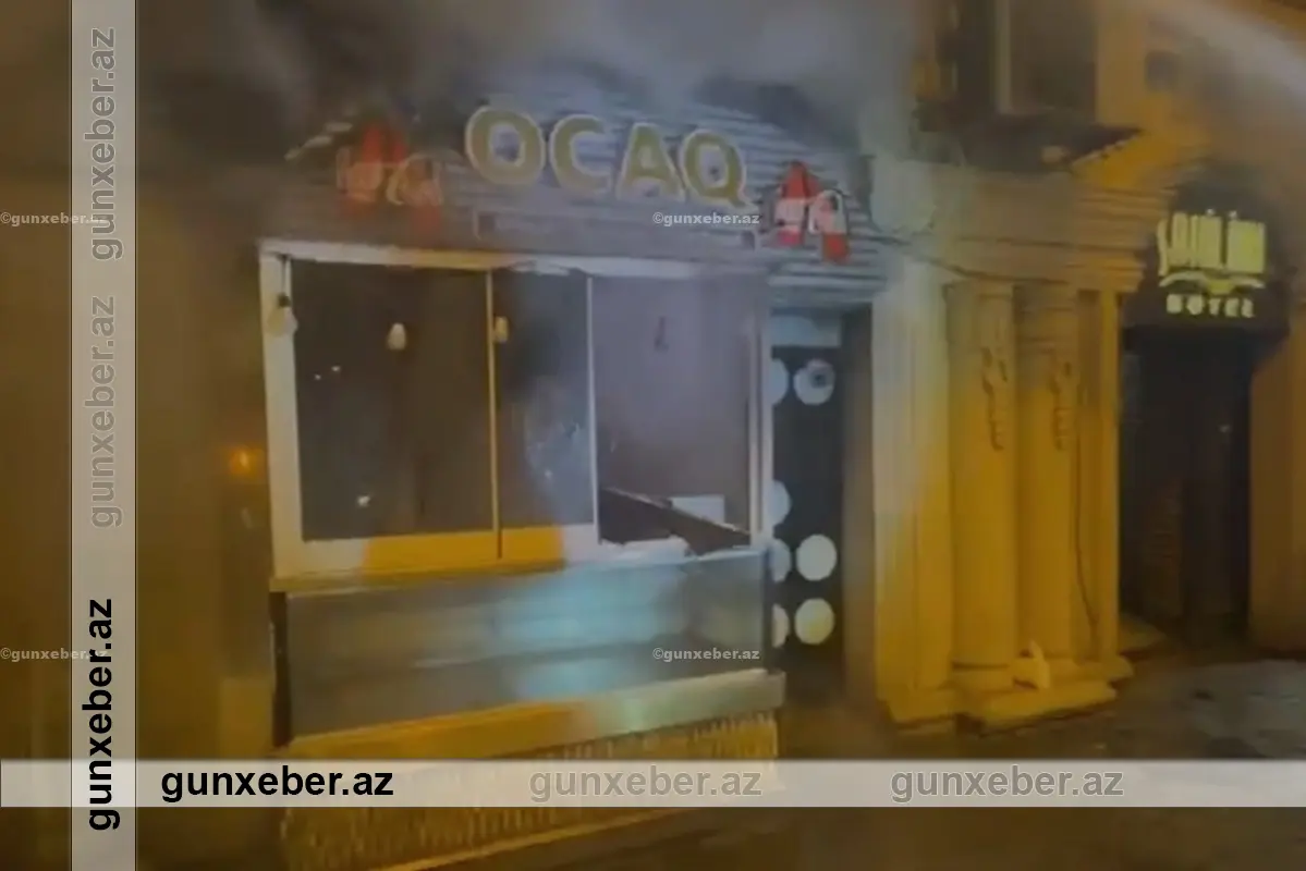 Bakıda dönərxanada baş vermiş yanğın söndürülüb
