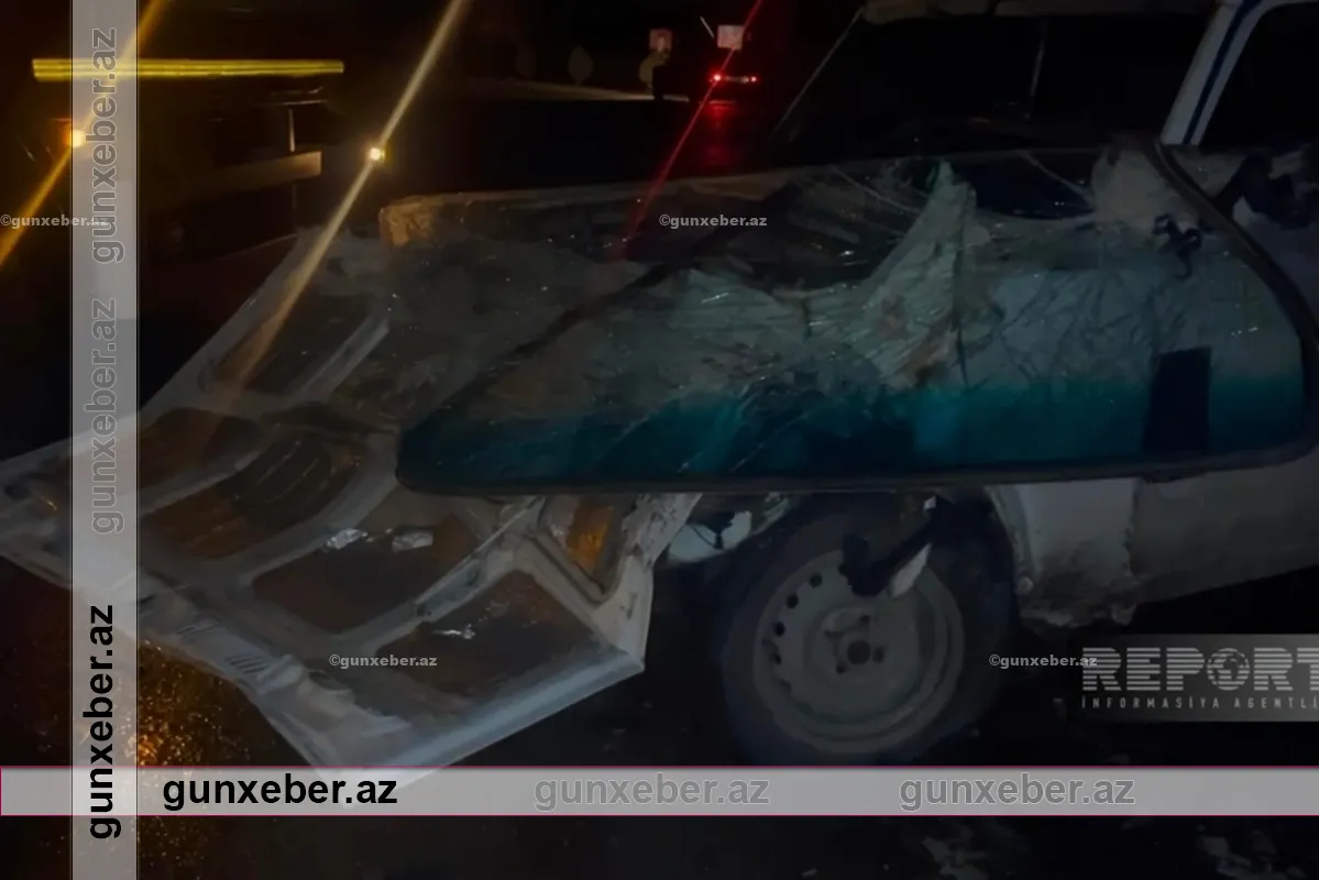 Şərurda minik avtomobili yük maşını ilə toqquşdu, xəsarət alanlar var