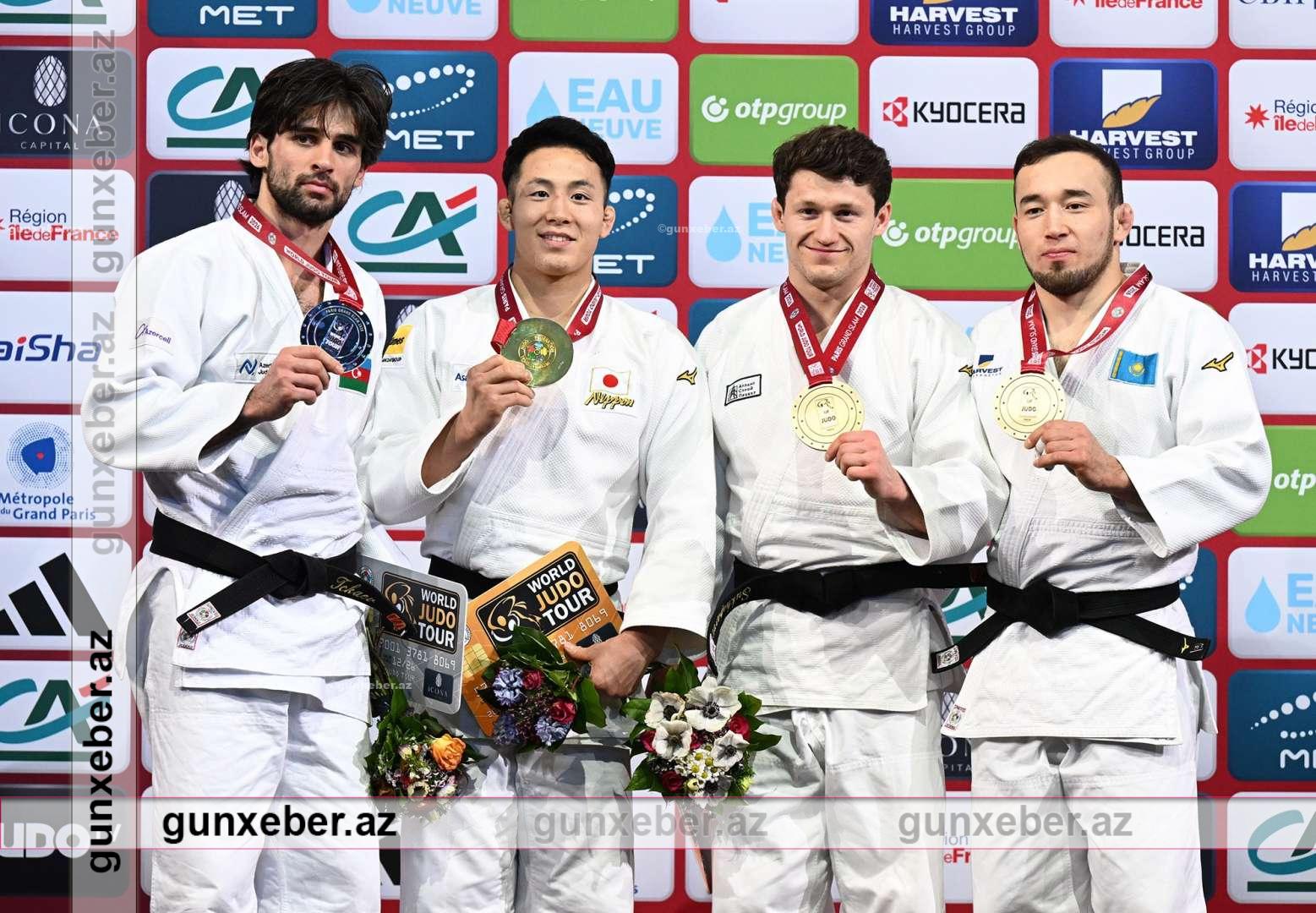 Parisdə keçirilən cüdo üzrə Böyük Dəbilqə turniri başa çatıb