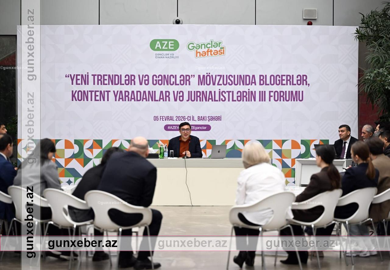 “YENİ TRENDLƏR VƏ GƏNCLƏR” III FORUMU KEÇİRİLİB
