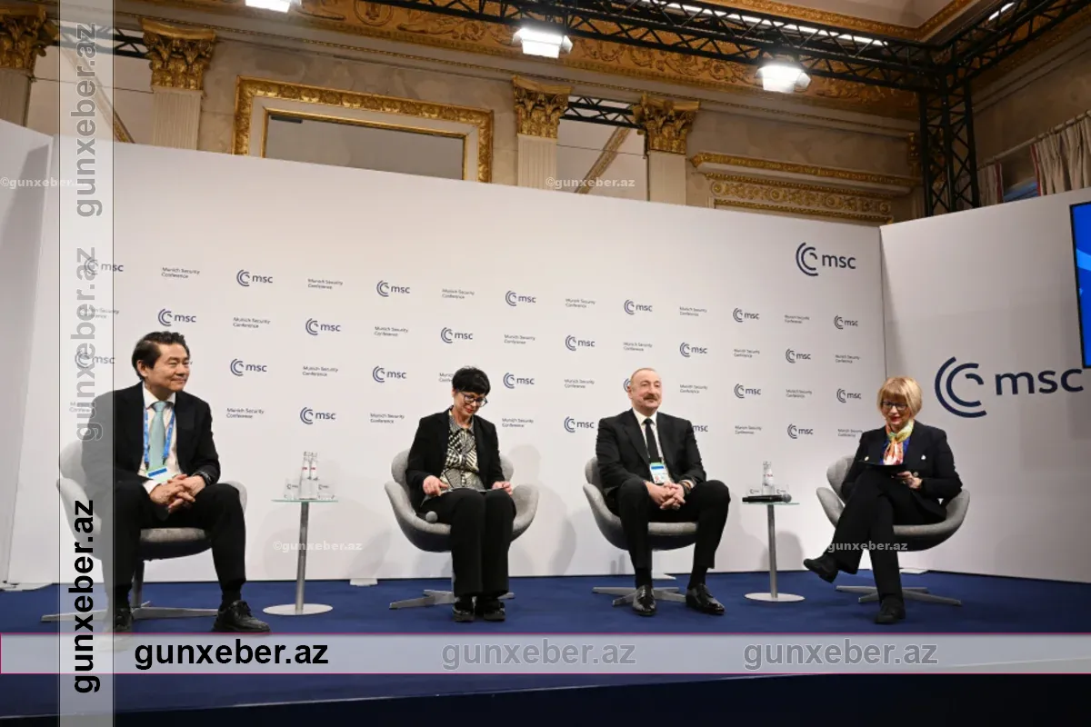 İlham Əliyev Münhen konfransı çərçivəsində panel iclasda iştirak edib – VİDEO